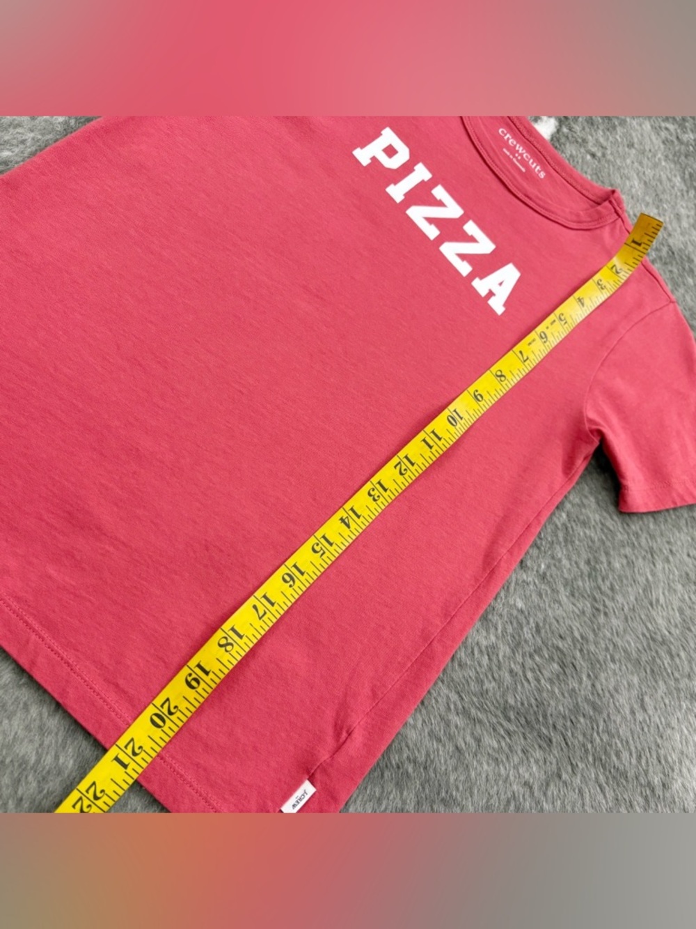 J. Crew Crewcuts Pizza Tee Medium 8-9 - Picture 9 of 10